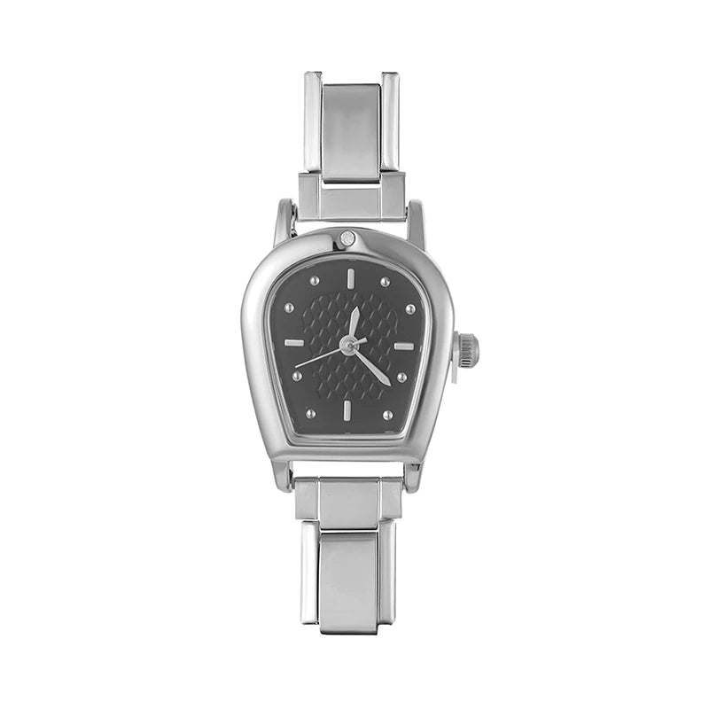 2026 Fashion Men Women's DIY 9mm Width Italian Elastic Charm Stainless Round Oval Square Watch Bracelet Bangle For Birthday Gift Qme Style 39