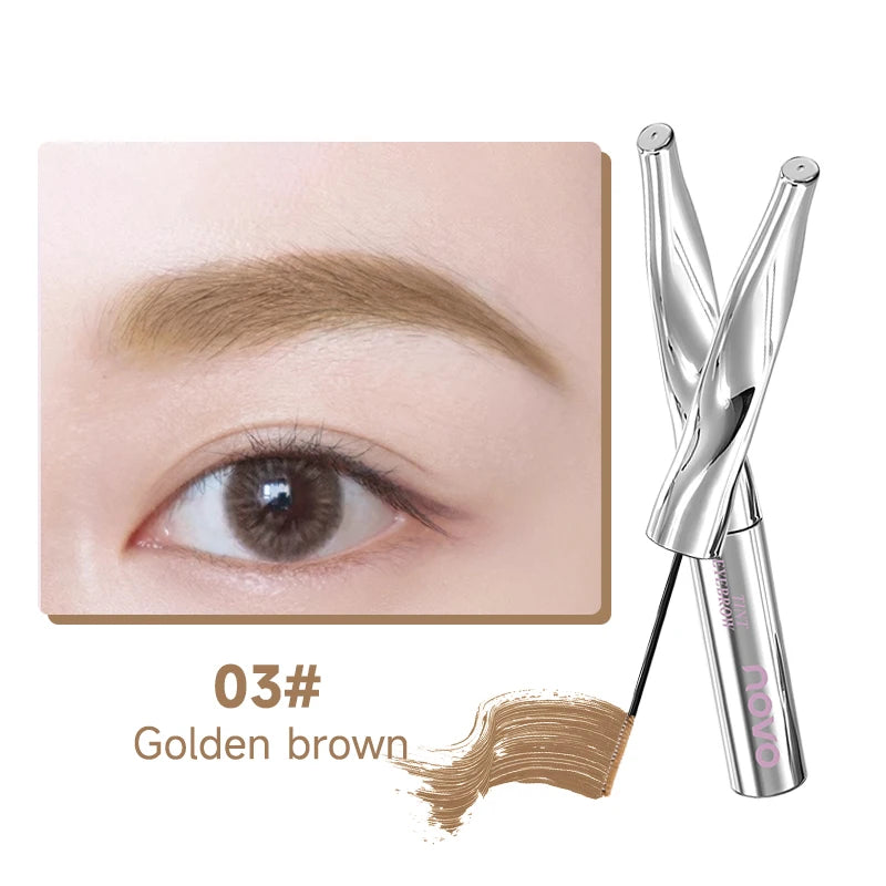 Long-Lasting Eyebrow Tinting Cream, Quick-Drying, Stain-Resistant, Non-Caking, Natural 3d Eyebrows Qme 03
