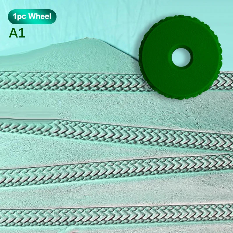 Clay Stamp Roller Ceramic Texture Wheel Geometric Flower Patterns DIY Clay Tools Body Painting Stamps Durable Art Decor Qme A1