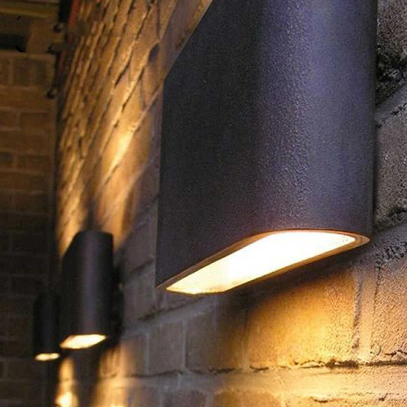 Waterproof Outdoor Wall Lamp LED Modern Lighting Fixtures Minimalist Indoor Outdoor Bedroom Balcony Porch Garden Deco Wall Light Qme