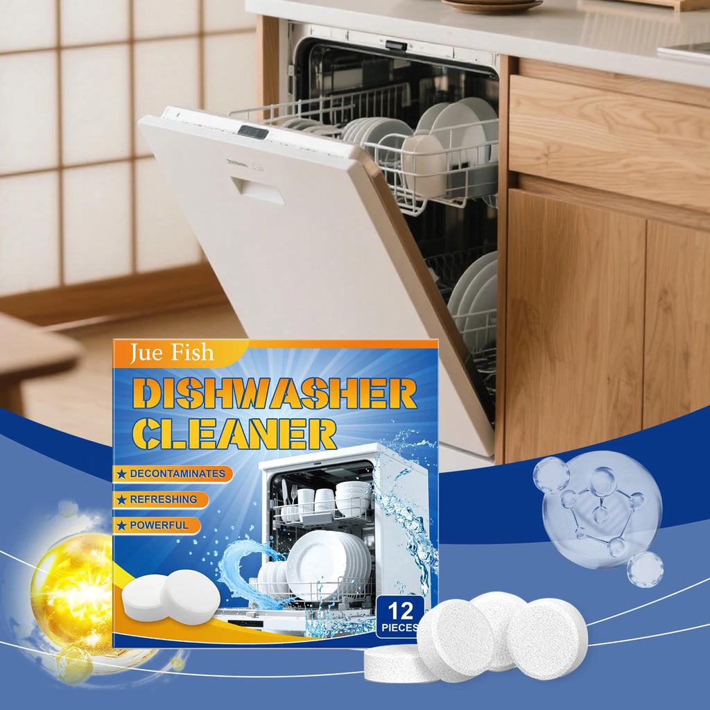 Dishwasher Cleaner Quickly Dissolving Oil Stain Reduce Odors Effectively Inhibit Bacterial Growth Remove Scale Detergent Tablets Qme