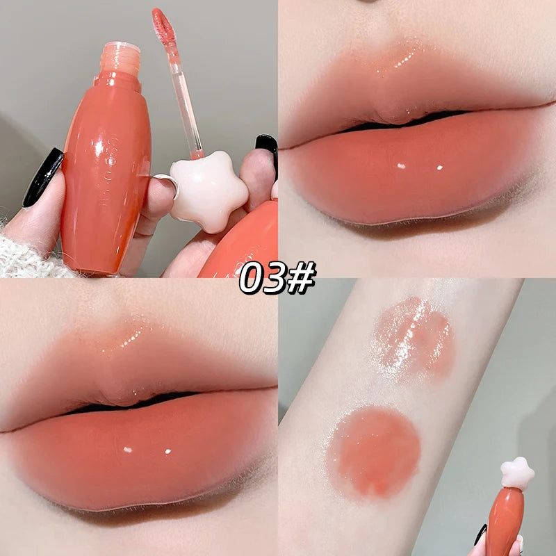 Gege Bear Water Gloss Lip Moisturizing Mirror Colored Long-lasting Qme GX1328-3