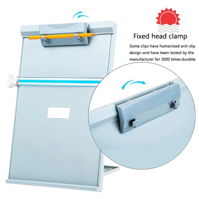 A4 Reading Holder Adjustable Clip Desktop Document Stand Office Qme Default Title