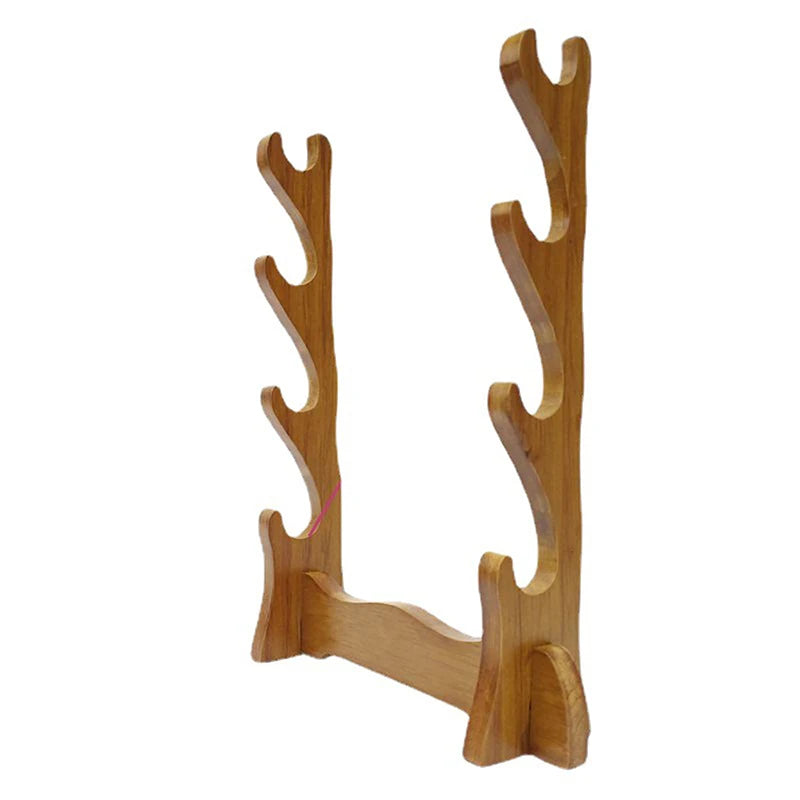 Knife Cosplay Sword Magic Wand Storage Rack Bracket Solid Wooden Qme