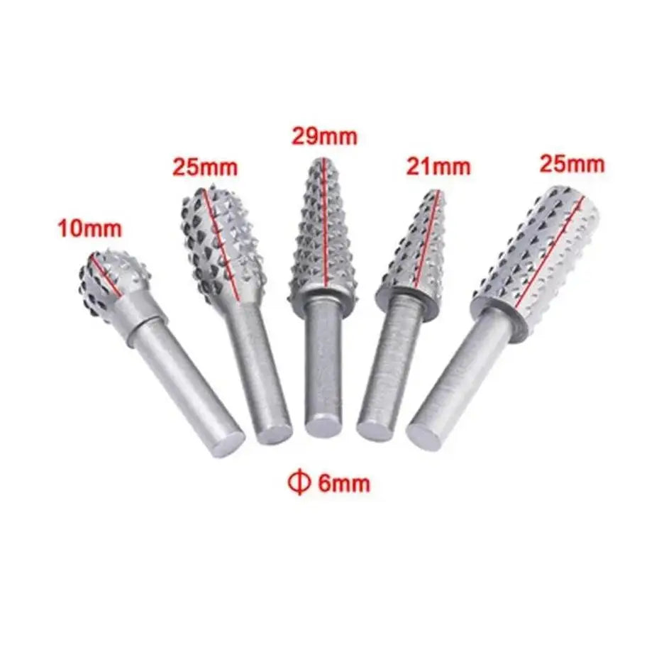 Woodworking Tools Electric Rotary Files Wooden Carving Knives Tea Qme