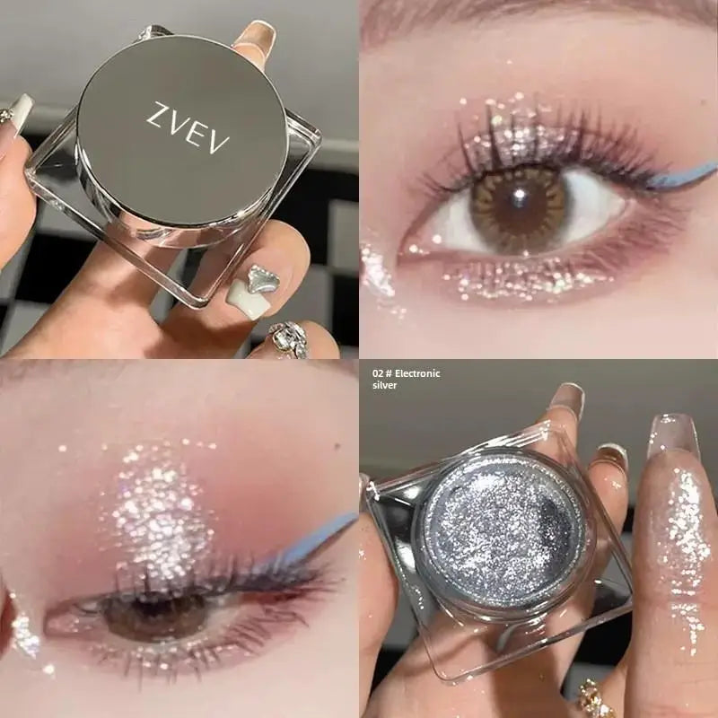 Natural Gloss Pearlescent Matte Diamond Eyeshadow Eye Makeup High-end Qme E3-14-02