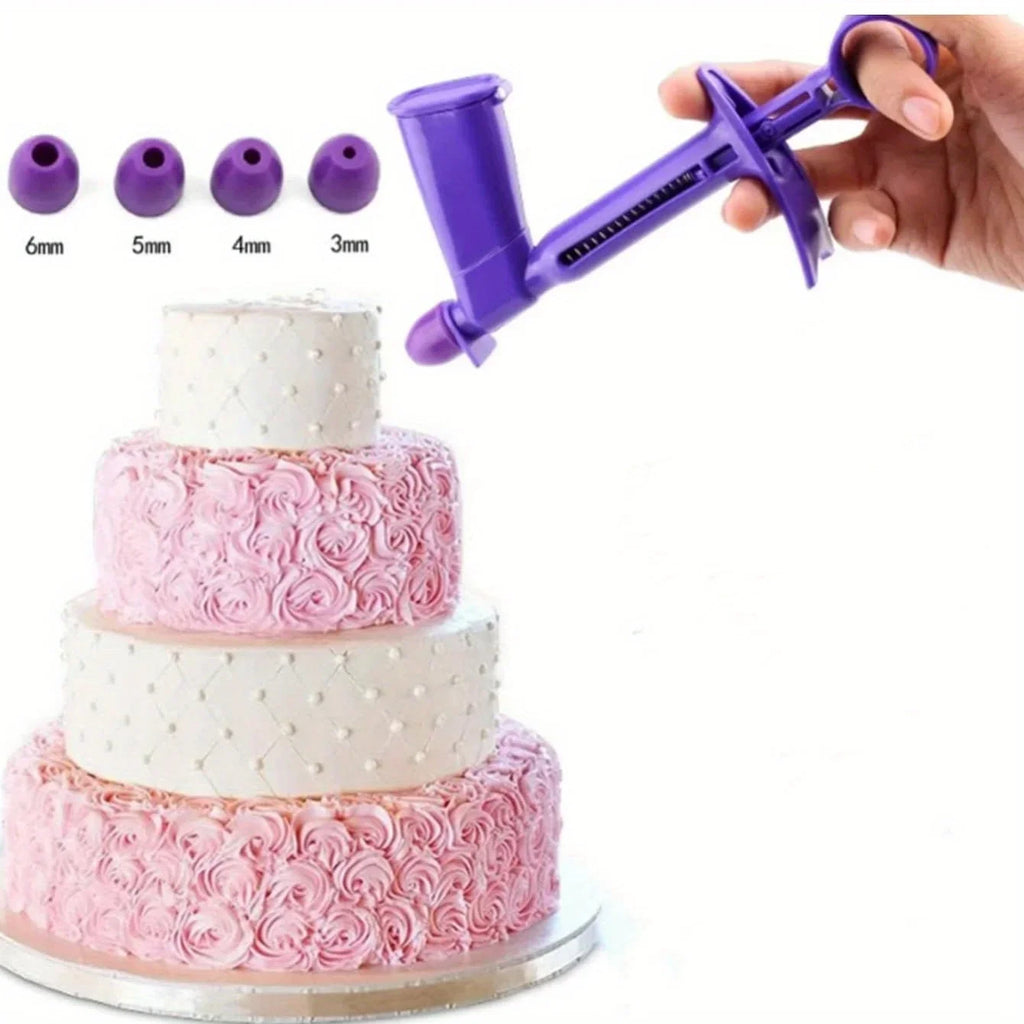 1pc Purple Plastic Pearl Applicator Convenient And Fast Consumable Pearls Fondant Cake Decorating Tool for Sugar Balls Craft Qme