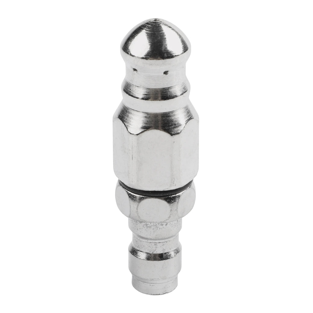 1pc Sewer Jetter Nozzle 5000PSI Sewer Jetter Pressure Drain Jetter Hose Nozzle 1/4 Pressure Washer Jetter Nozzle Qme