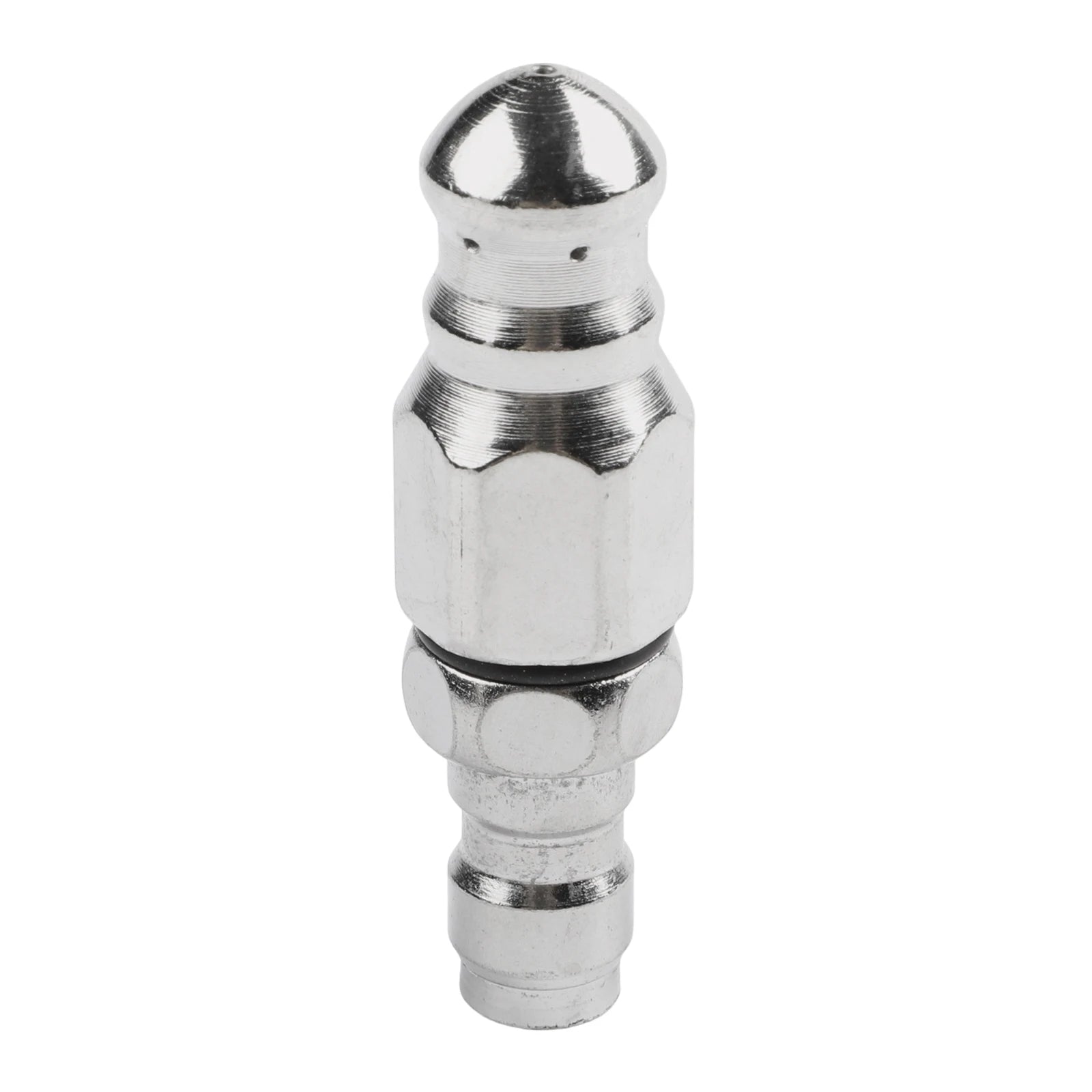 1pc Sewer Jetter Nozzle 5000PSI Sewer Jetter Pressure Drain Jetter Hose Nozzle 1/4 Pressure Washer Jetter Nozzle Qme