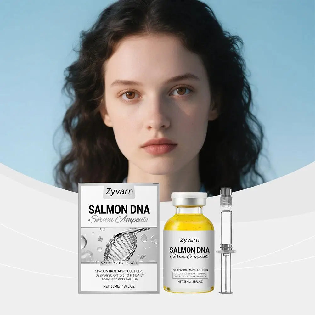 Salmon DNA Serum Ampoule Collagen Deep Hydrating Moisturizing Facial Essence Collagen Essence Effectively Soothes For All Skin Qme