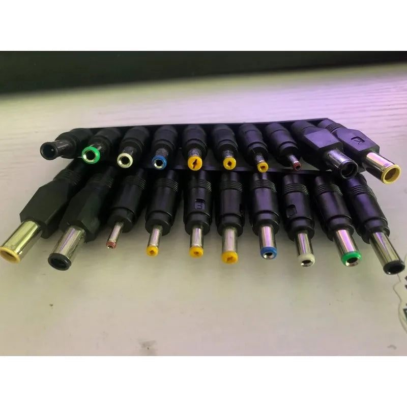 3PCS 8-in-1 DC Power Adapter Connectors 5.5*2.1mm Universal Laptop Charger Conversion Plug Qme