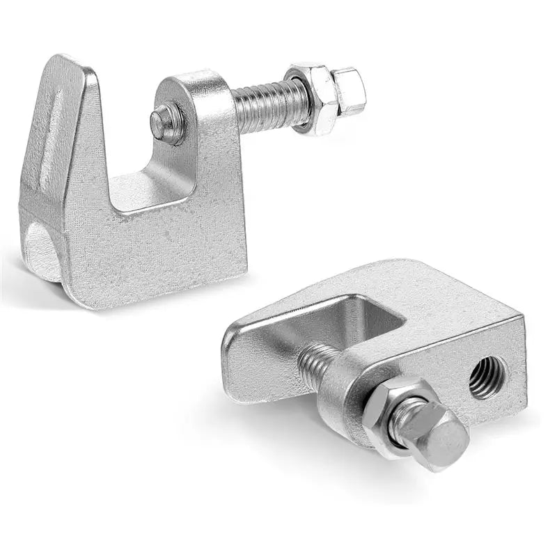 A02F-Iron Beam Clamp 10 Pcs UNC 3/8" 3/4" Jaw Openings Vertical Pipe Support Wall Ceiling For Copper PVC Tubing Qme