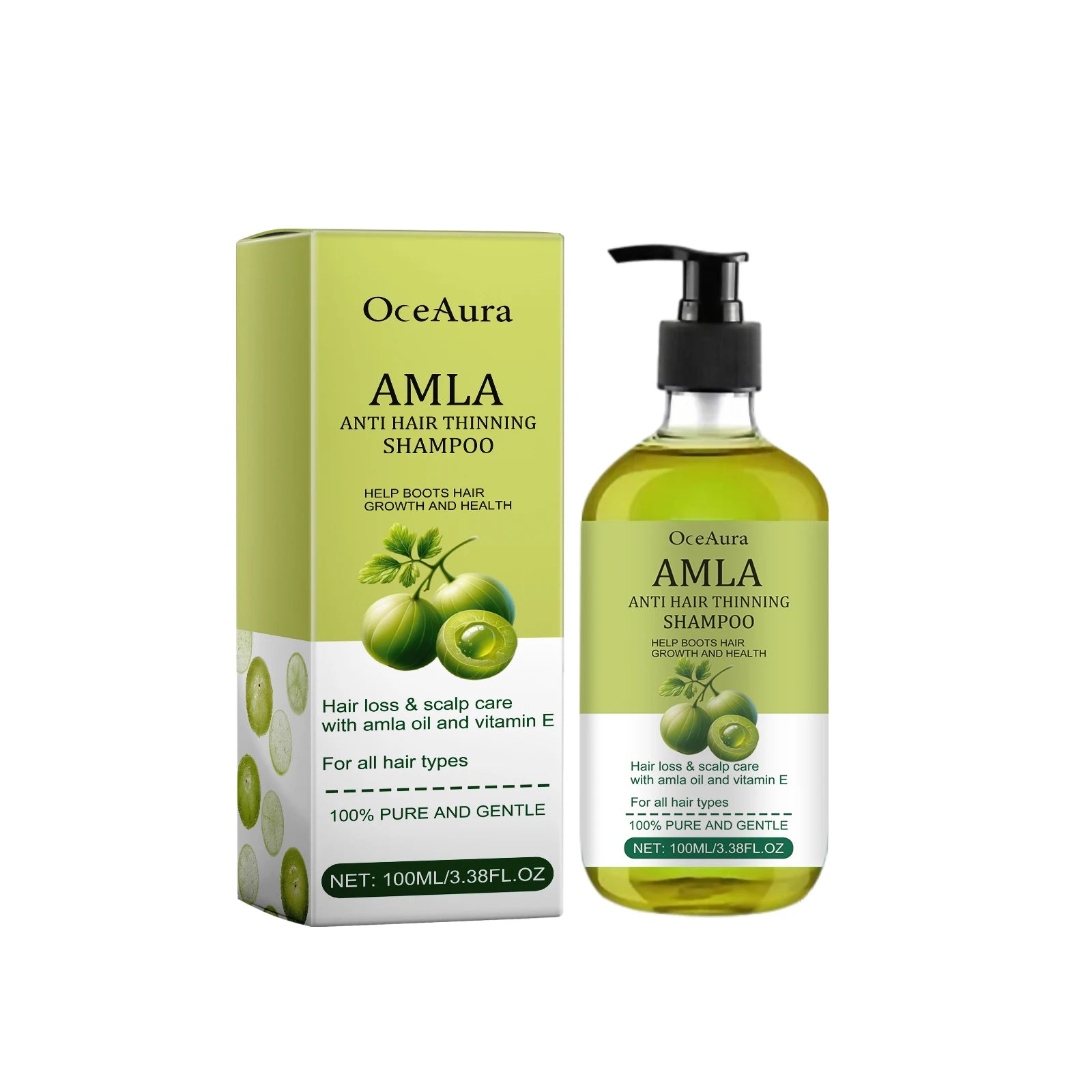 Hair Shampoo Anti-dandruff Oil Control Fluffy Refreshing Deep Qme 100ml Boxed
