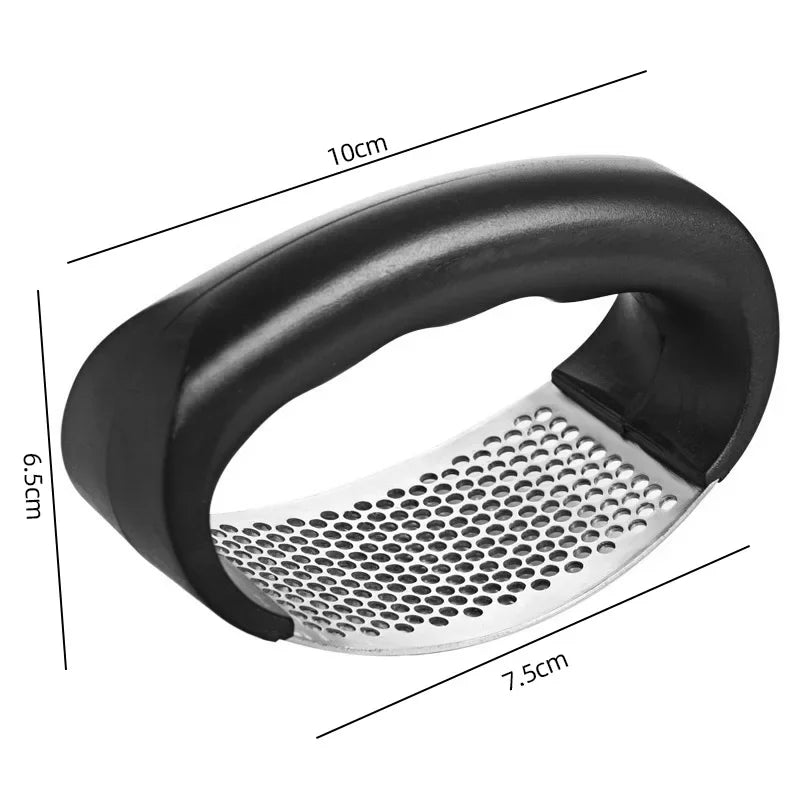 Stainless Steel Garlic Press Crusher Manual Garlic Mincer Chopping Garlic Tool Fruit Vegetable Tools Kitchen Accessories Gadget Qme