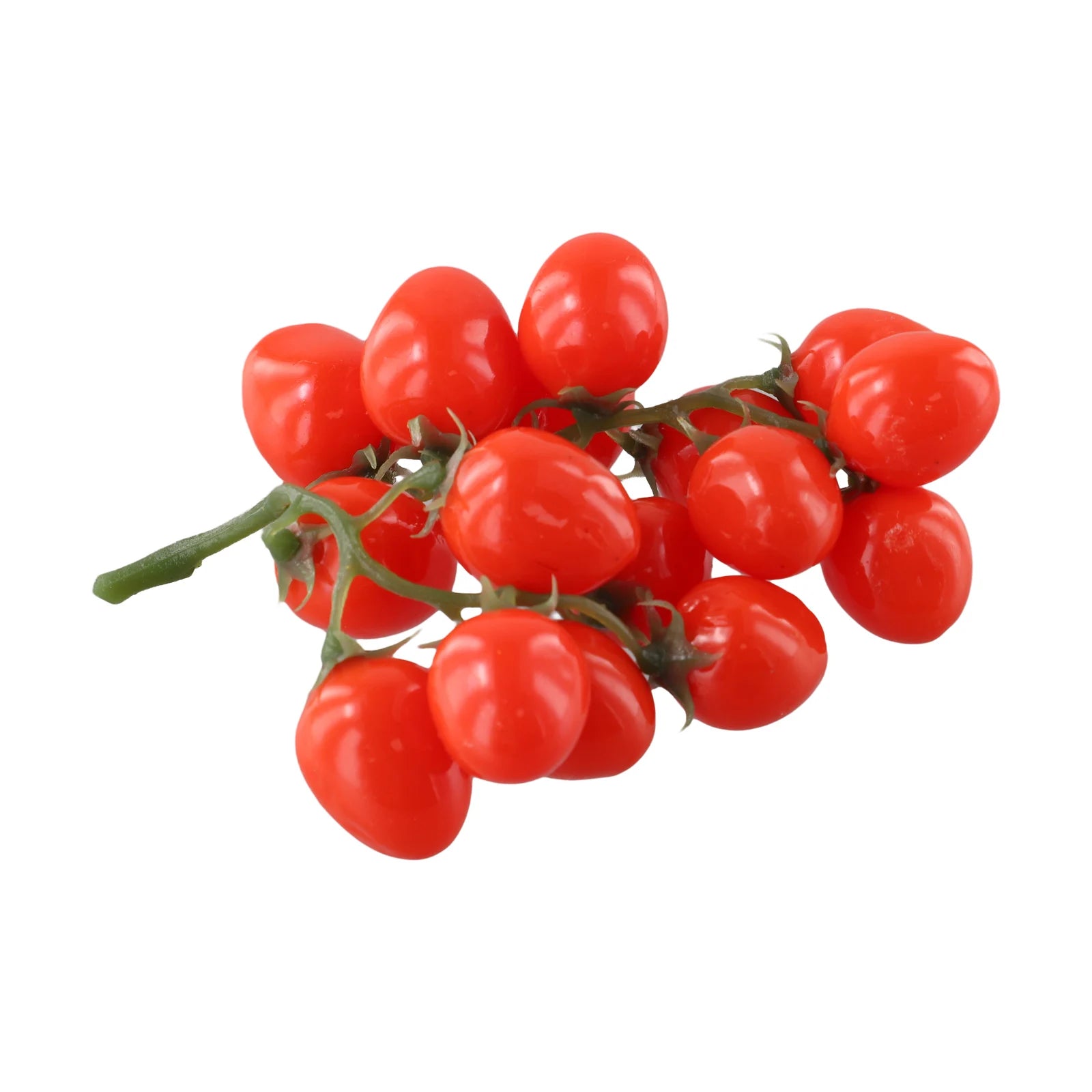 19cm Artificial Tomato Fake Red Vine Tomato Party Fake Props Display Cabinet Showcase Decor Fruit Vegetable Home Ornament Qme