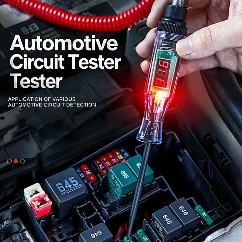 3V 120V Car Diagnostic Probe Test Pen Compact Automotive Circuit Qme