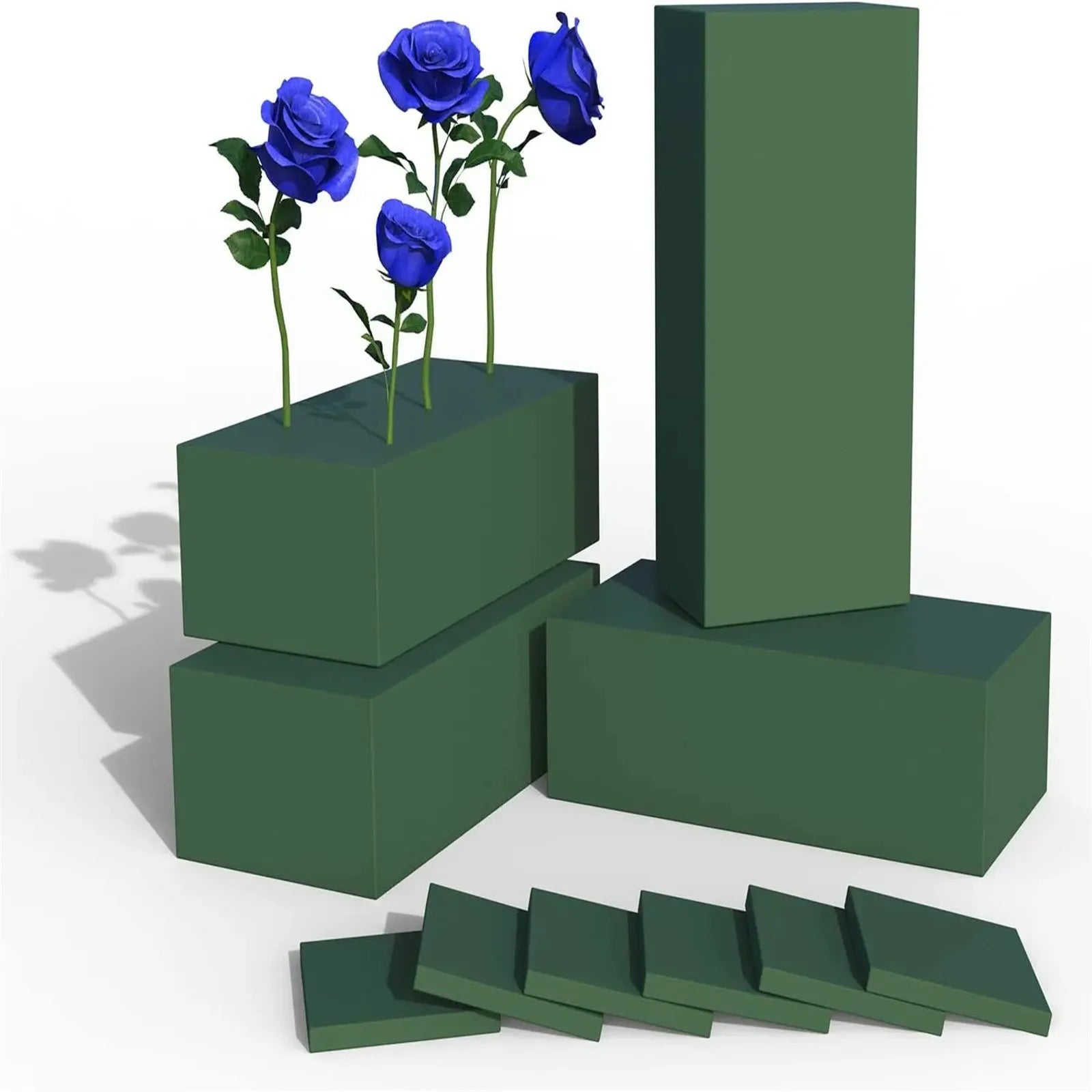 DIY Flower Water-absorbing Foam Bricks Flower Packing Arranging Props for Bouquets Arrangement Wedding Packaging Materials Qme