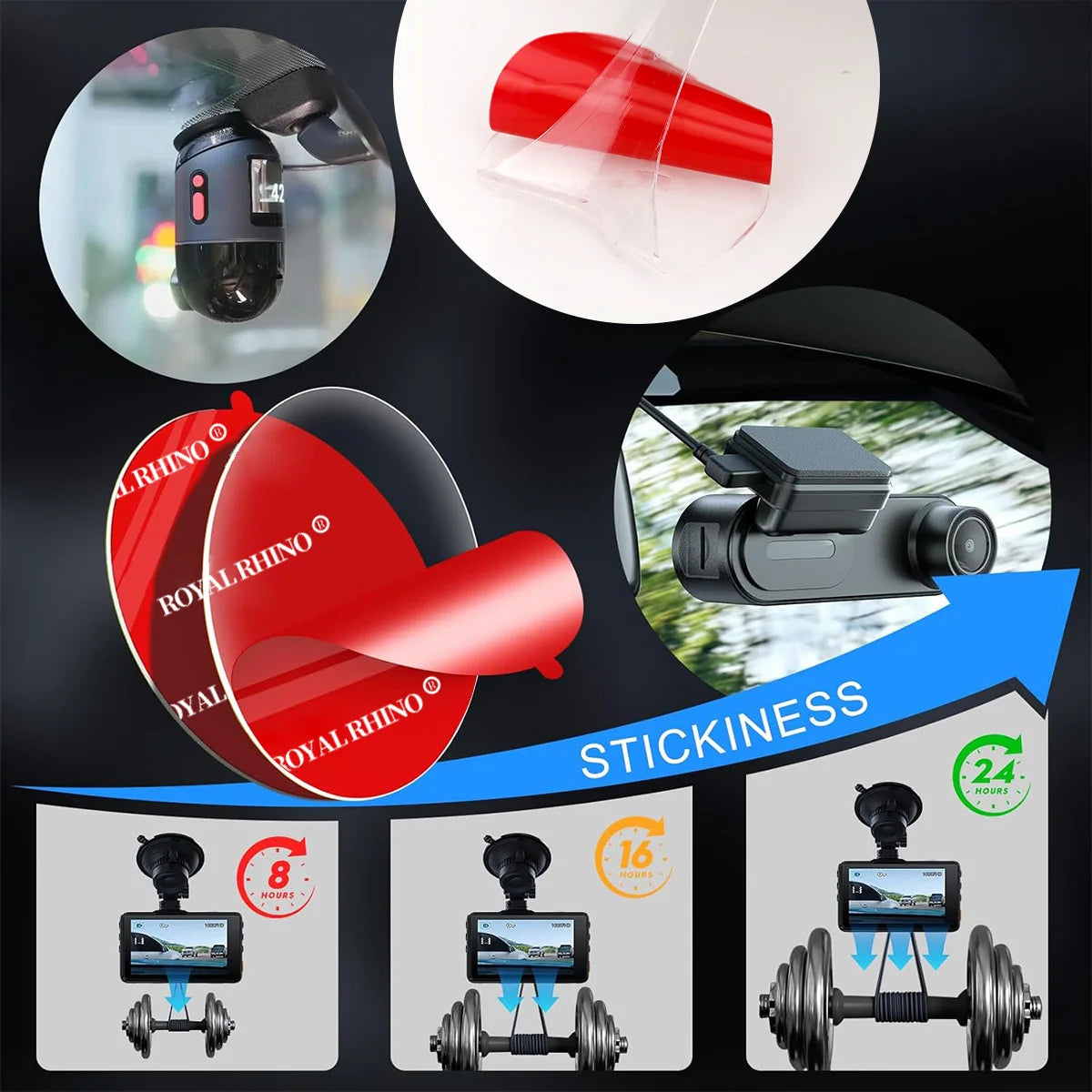 Super Strong Double Sided Tape New Waterproof No Trace Self Adhesive Acrylic Patch Sticky For Home Car Office School Qme