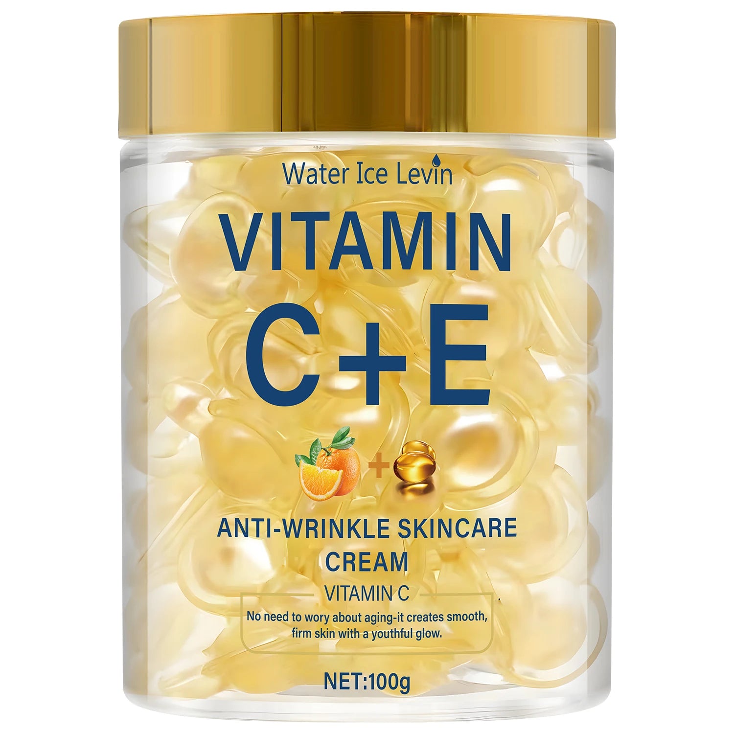 Vitamin C+E Anti-Wrinkle Skincare Cream with Retinol & Hyaluronic Acid for Moisturizing, Protecting & Smoothing Skin. Qme WHITE 100g