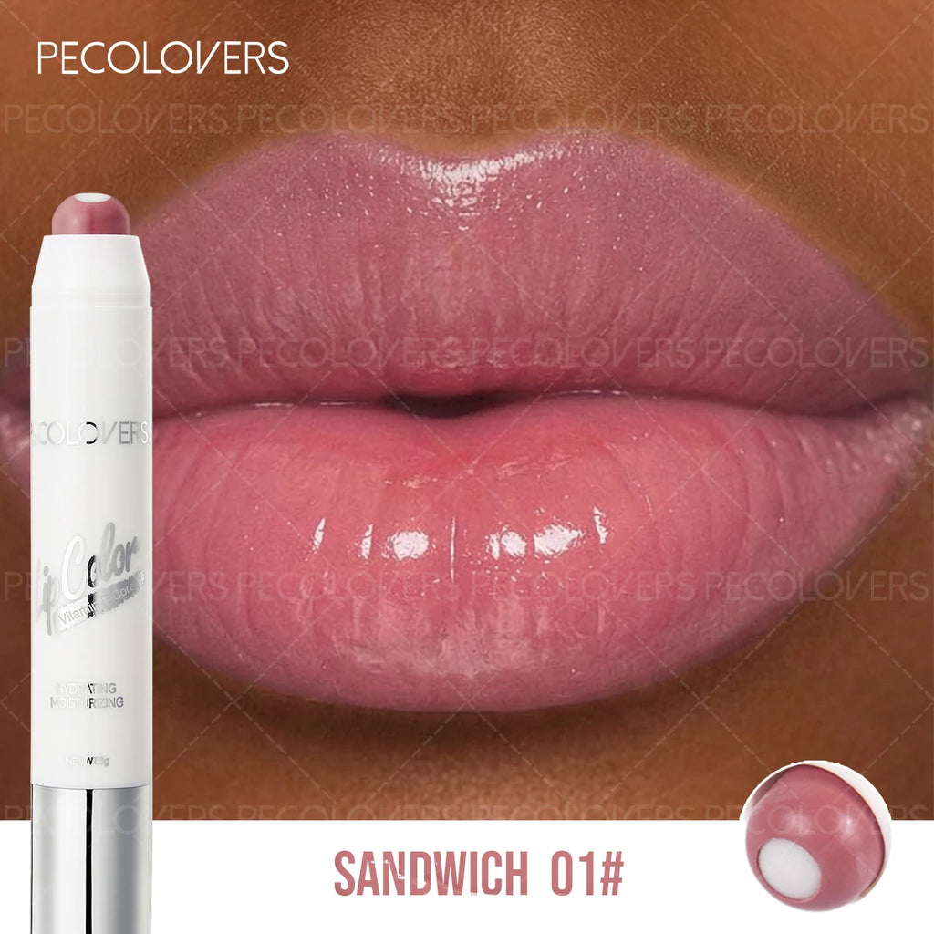 Mirror Finish Lip Gloss Pen Pink Velvet Wild Berry Peach Tea Qme 01