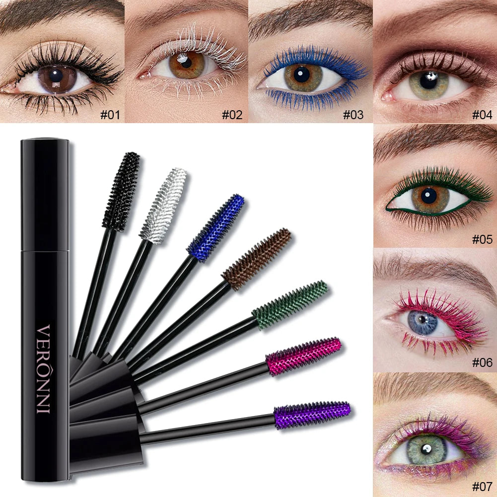 7 Quick-drying Mascara Thick Curling Waterproof Sweat-proof Qme