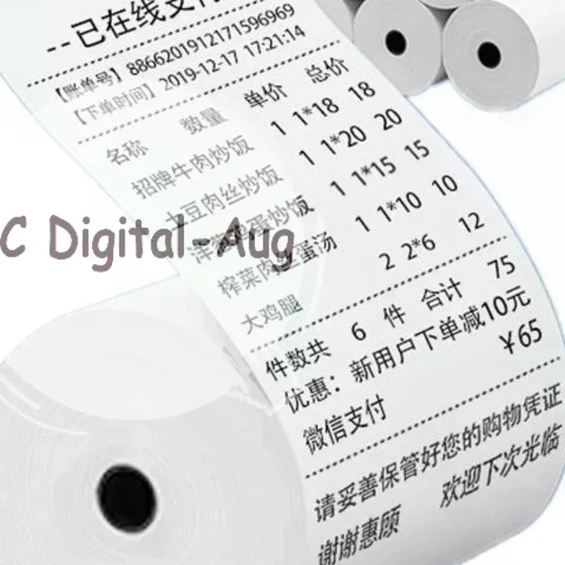 Student Use Thermal Paper Rolls 57x25mm Non-toxic Kids Instant Camera Qme