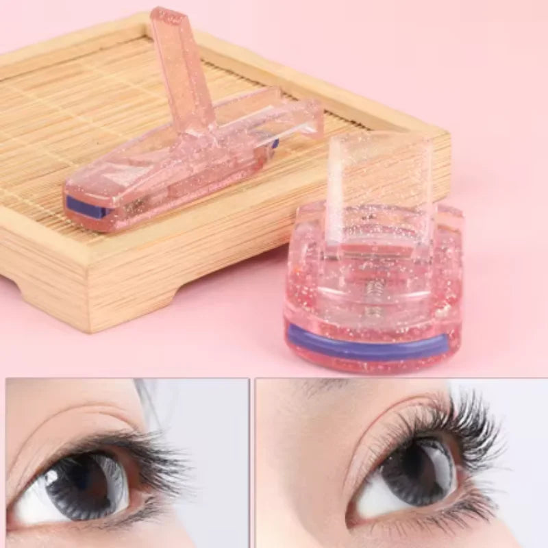 Makeup Accessory Eyelash Curler False Eyelashes Auxiliary Portable Eyelash Curling Clip Mini Cosmetic Beauty Tool Qme