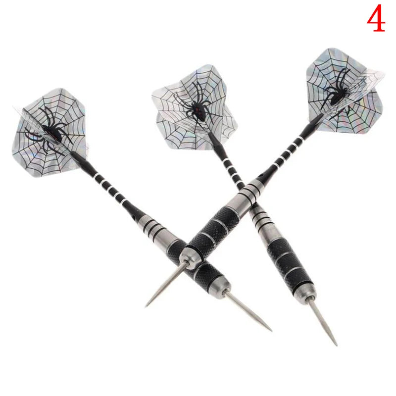 3 Pieces In A Pack 22g Anti-fall Needles Full Metal Darts Set Safety Video Game Darts Indoor Soft Darts Steel Shaft Darts Qme D