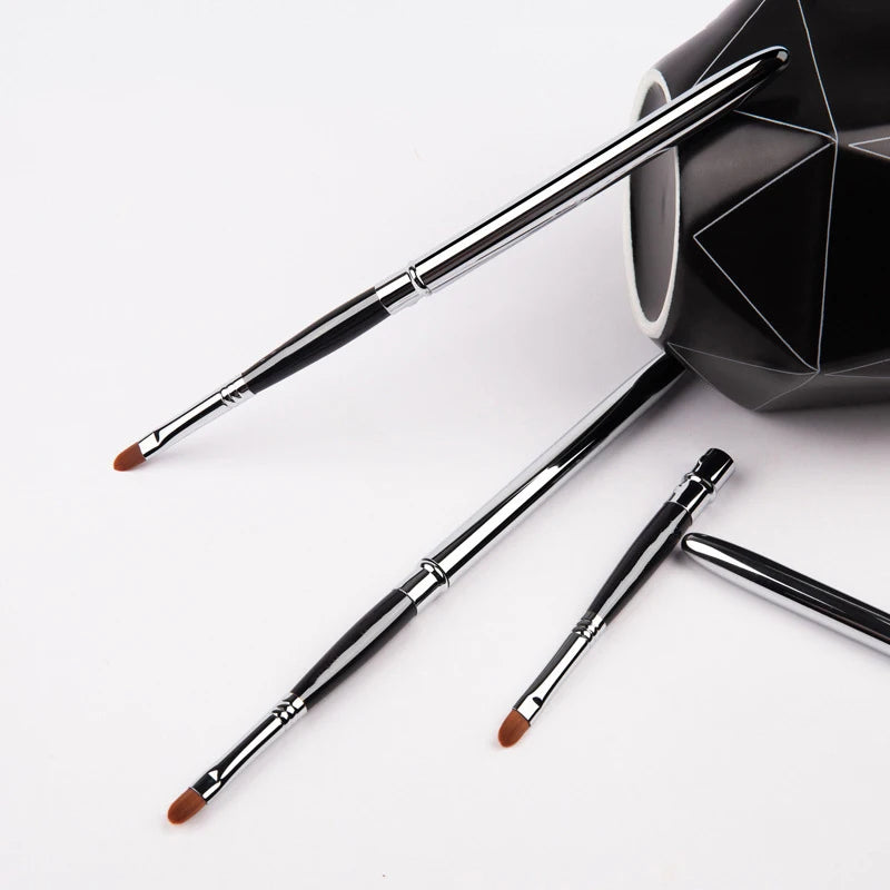 Adjustable Portable Retractable Makeup Brush Eyeshadow Lip Gloss Tool Qme