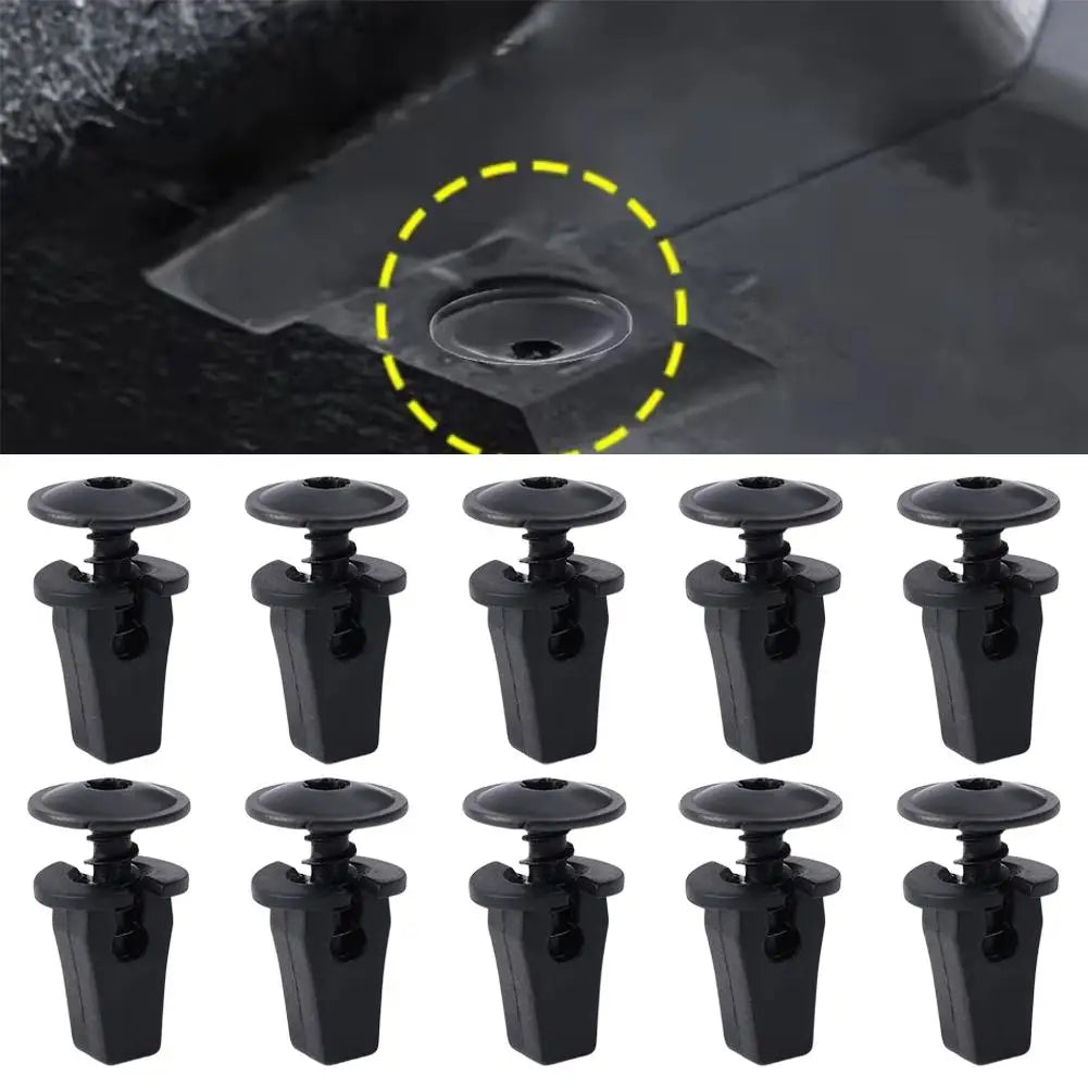 20/40pcs Auto Mudguard Lining Snap Screws Retainer Fastener Clips Bolt For VW Audi Seat N90974701 Universal Engine Cover Clips Qme