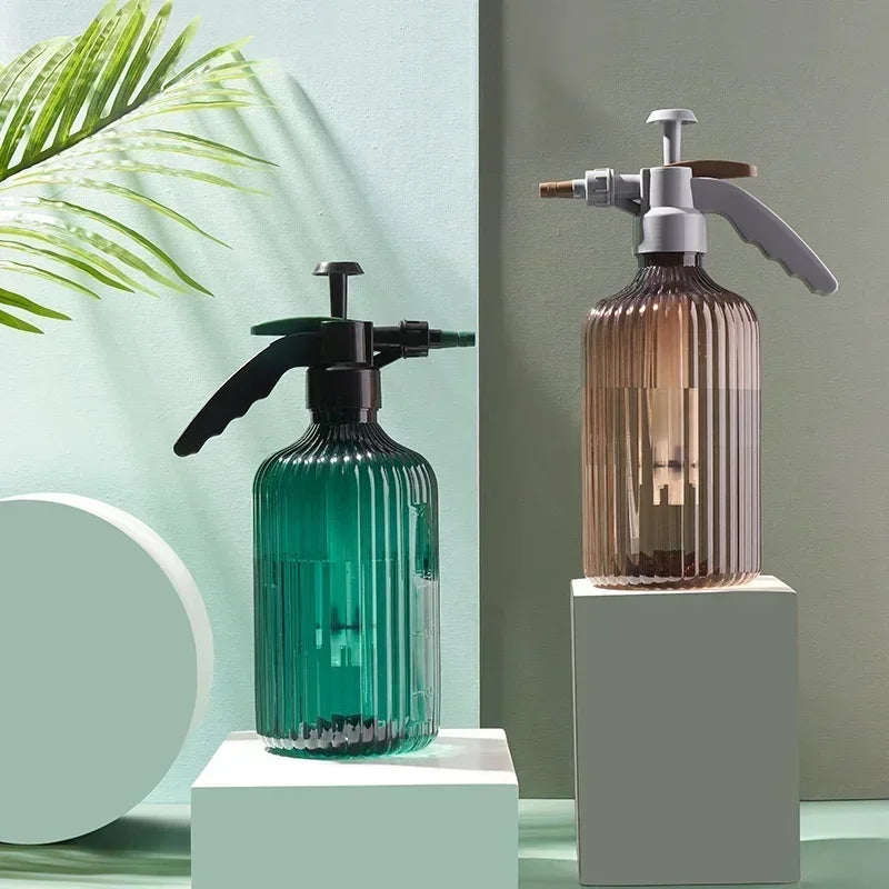 Portable Pressure Garden Spray Bottle Kettle Plant Flowers Watering Qme