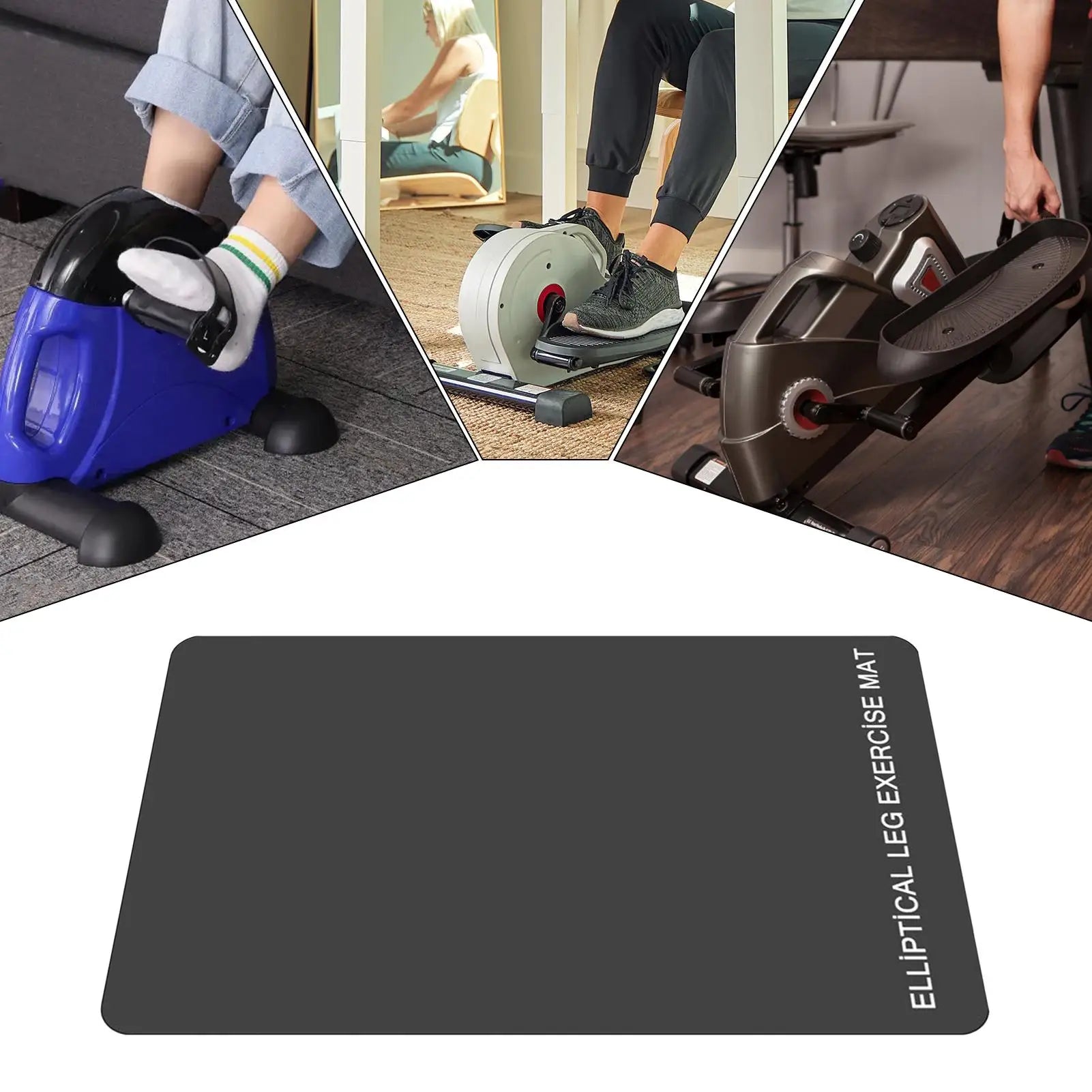 Leg Exerciser Machine Non Slip Mat Protective Trainer Exercise Home Qme