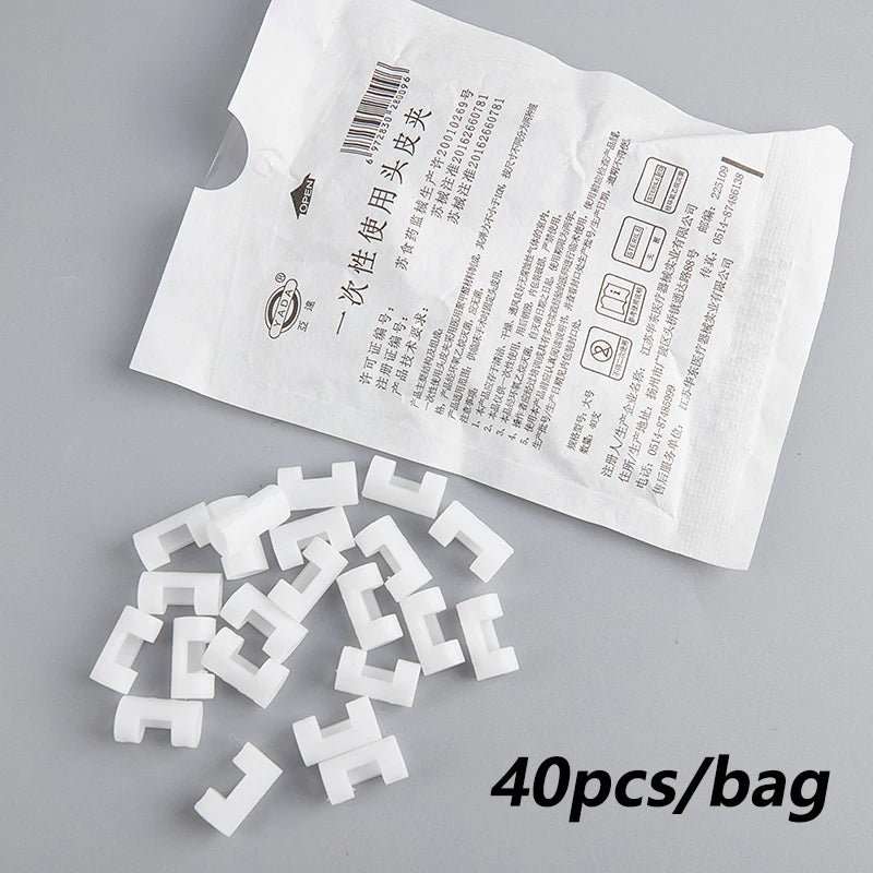 Scalp Clamp Sterile Clip Disposable Operation Hemostatic Suture Qme one size