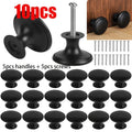 5 Knobs + 5 Screws Round Alloy Handle with Screw ,Suitable for Kitchen, Bathroom And Bedroom Drawers And Doors, Handles Qme 5 knobs 5 screws