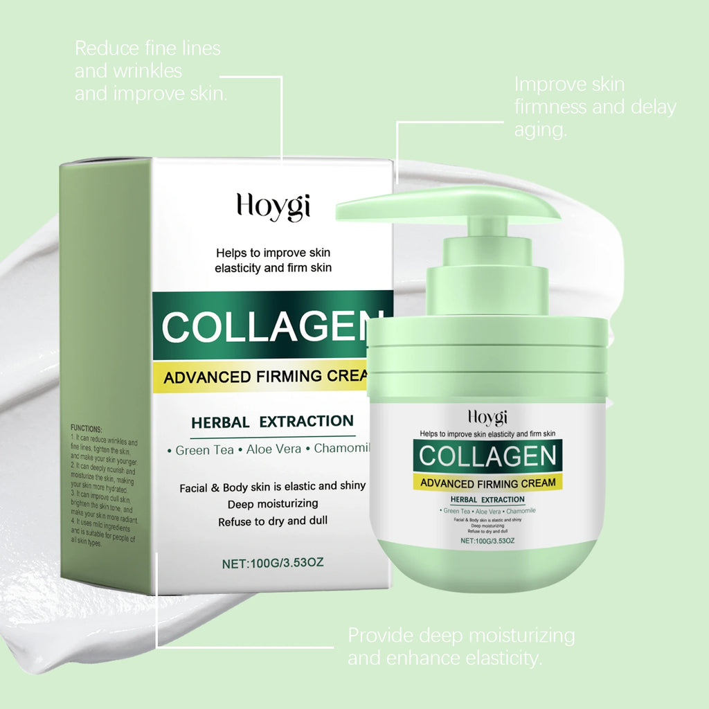 Collagen Body Cream Firming Fade Fine Lines Wrinkle Dark Spots Repairing Drying Body Brightening Moisturizing Cream Skin Care Qme