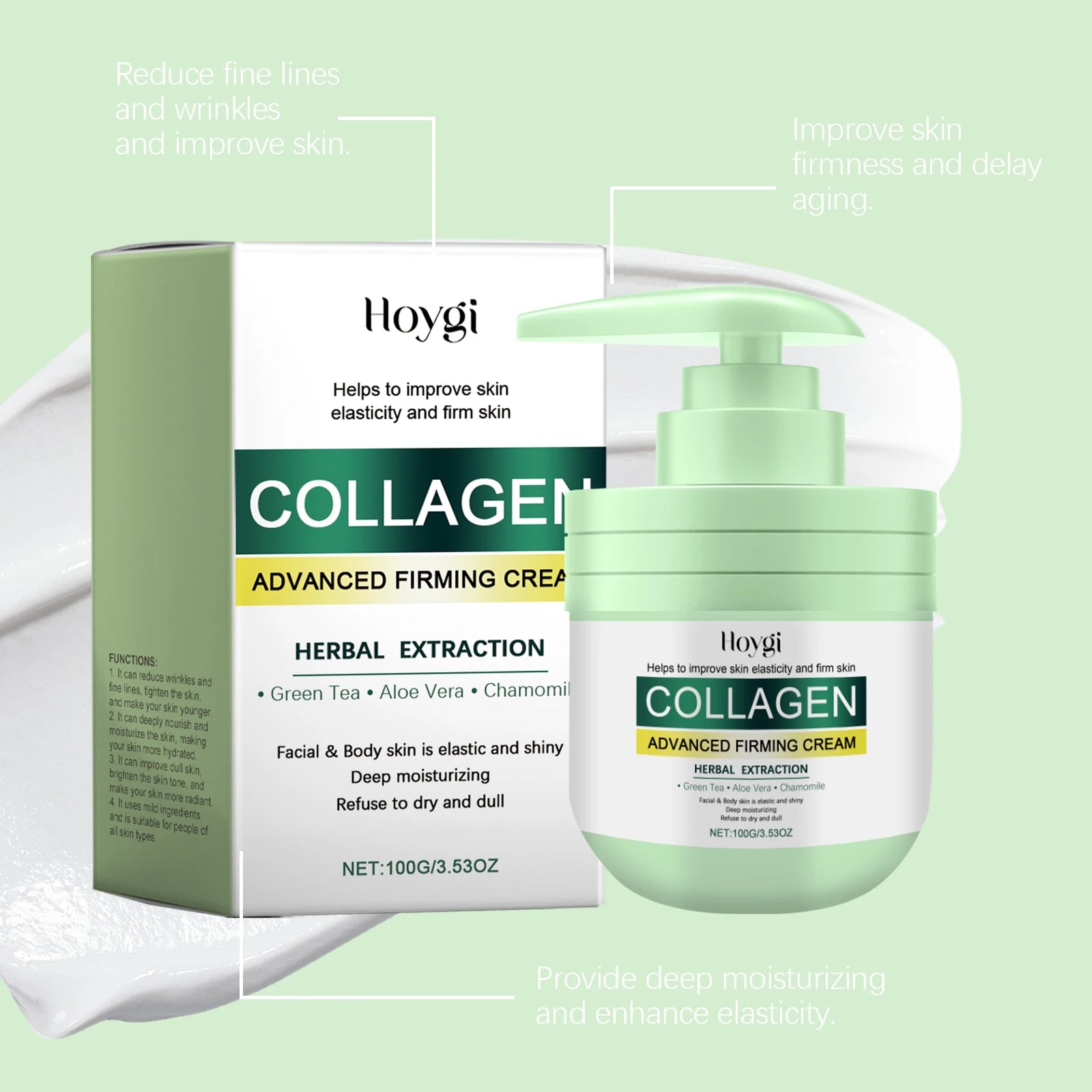 Collagen Body Cream Firming Fade Fine Lines Wrinkle Dark Spots Repairing Drying Body Brightening Moisturizing Cream Skin Care Qme