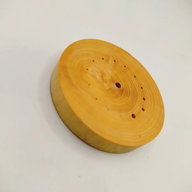 Watch Pad Wood Base Boxwood Balance Needle Gear Train Repair Machine Qme
