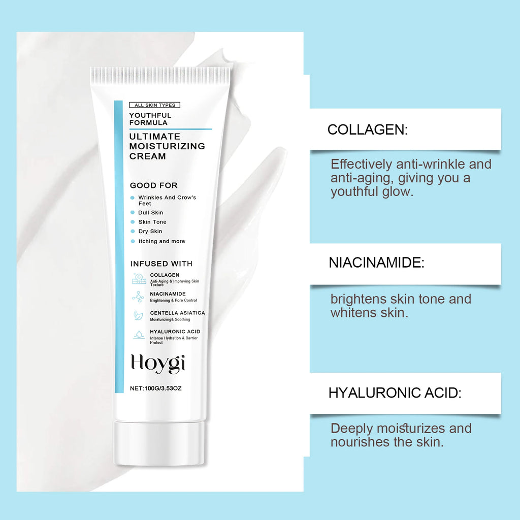 Centella Moisturizing Cream Hyaluronic Acid Daily Nourishing Cream Strengthen Barrier Rejuvenation Oil Control Brighten Skin Car Qme