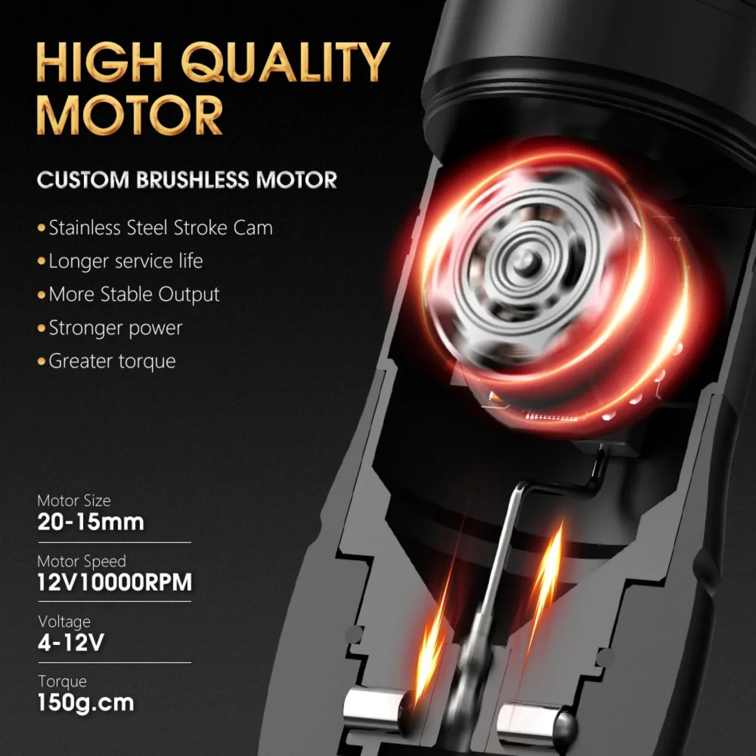 ROKYO Wireless Tattoo Machine Cartridge Pen Direct Drive Brushless Motor 4.0mm Stroke Battery Power For Liner Shading Tattoo Qme