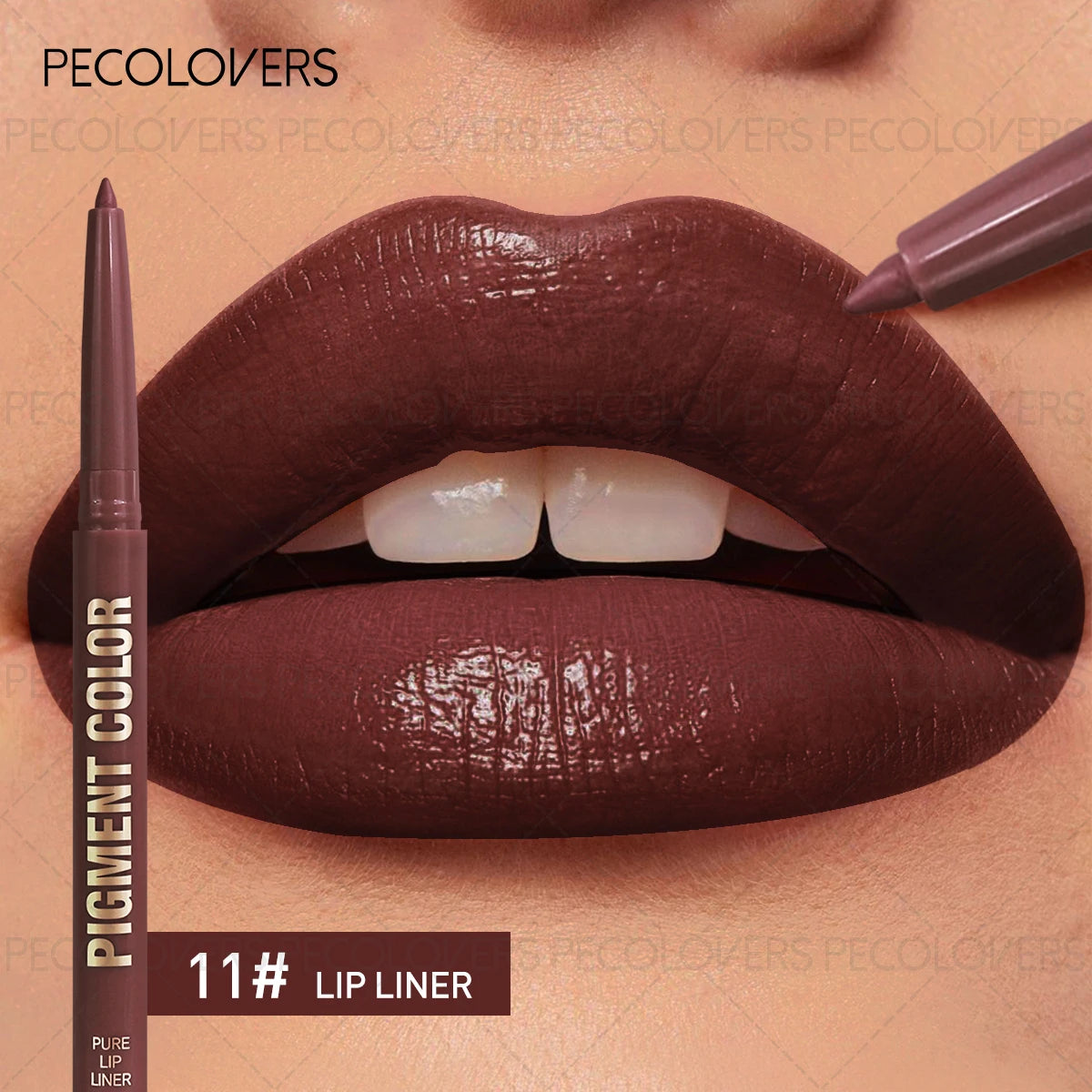 Matte Lip Liner Lipstick Pen Waterproof Long-lasting Non-sticky Qme 11