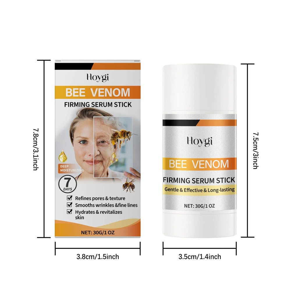 Bee Venom Firming Serum Stick Nourishing Lifting Fade Fine Lines Increase Elasticity Brightening Moisturizing Essence Face Care Qme