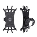 360 Rotatable Motorcycle Bike Phone Holder Universal Mobile Rack Qme no black