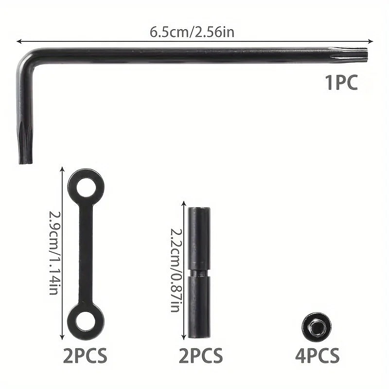 Side Fixing Post .154 Anti-slip Fixing Post, Stainless Steel Anti Walk Rotation Pins For Battle Die Play, Hammer Qme