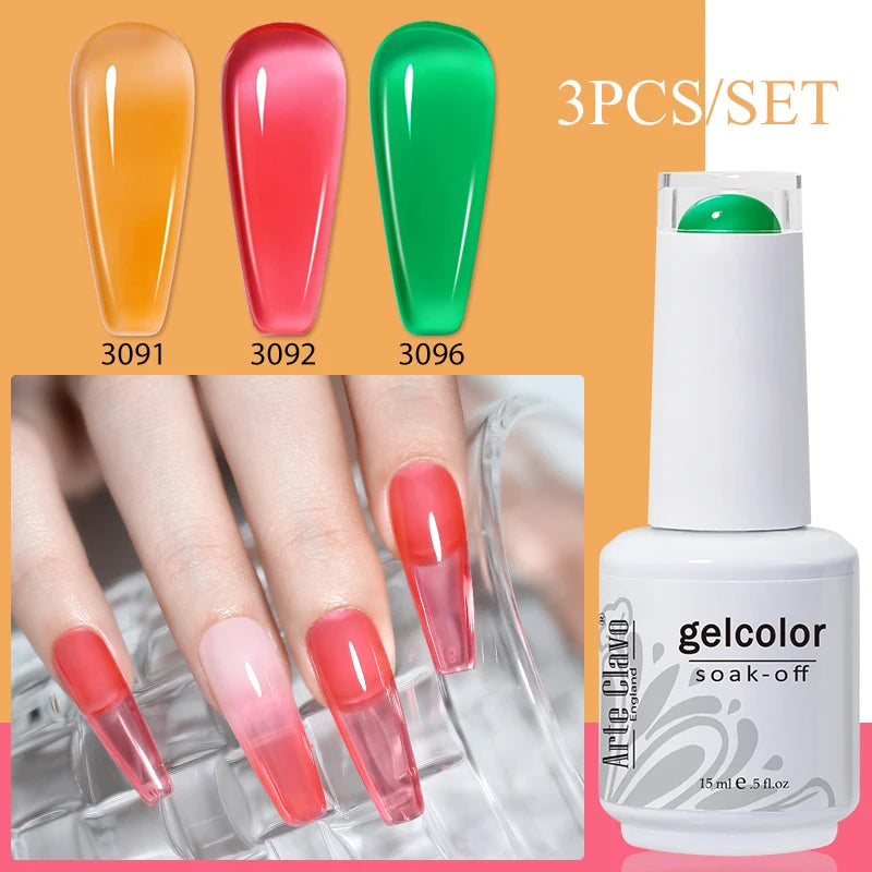Arte Clavo Gel Nail Polish Art UV LED Manicure Long Lasting Soak Off