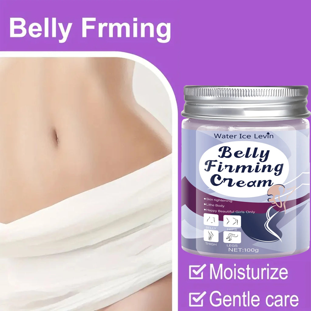 Tightening Body Cream, Abdominal Firming Cream, Containing Jojoba Oil and Caffeine, Light Beige Color, Suitable for Abdomen, Buttocks, Thighs, and Chest Qme