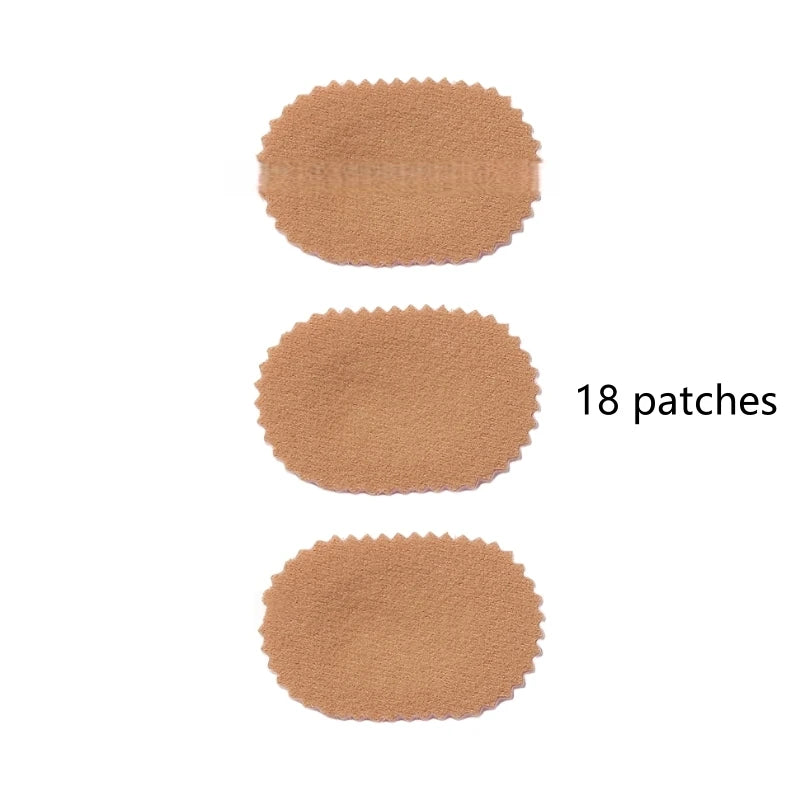 3/6/9/18/24 Corn Patches Latex Flannel Preventing Chafing Round Stickers Remove Feet Calluses Corn Patches Anti-Abrasion Patch Qme 18 patch China Mainland