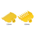 2 Hair Limit Shaving Clipper Electric Guides Combs Tools Accessories Qme 1Set2pcs Yellow