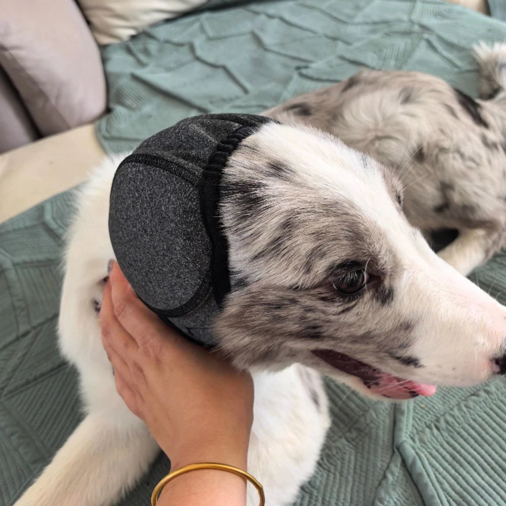 Dog Noise Reduction, Sound Insulation, Ear Muffs, Swimming Waterproof Headgear, Dog Emotional Soothing Headgear Qme
