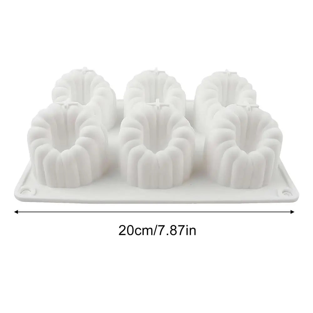 Raspberry Mold 3D Raspberry Shape Cake Decoration Mould 6 Cavity Fruit Pastry Molds for Home Kitchen Baking Pastry Bakery Qme White CN