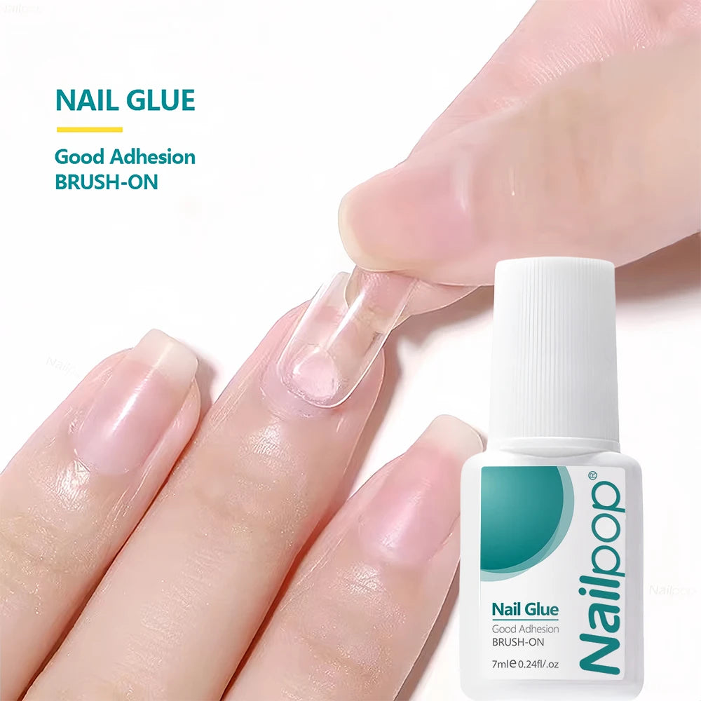 Nailpop Nail Glue 2 Strong Adhesive Fast Drying Long Lasting Qme